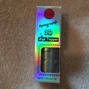 Holographic 3d Eye Shimmer Eye Topper Silver NWT